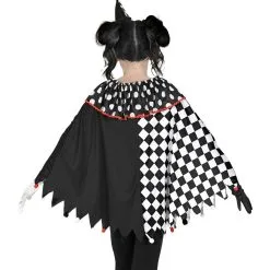 Harlekijn Zwart Wit Poncho Kind Kind -Dans & Entertainment Verkoop wdm 2021 4814 3 2