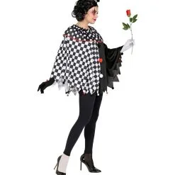 Hariet Harlekijn Zwart Wit Poncho Vrouw -Dans & Entertainment Verkoop wdm 2021 481a 6 2