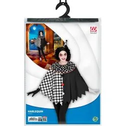 Hariet Harlekijn Zwart Wit Poncho Vrouw -Dans & Entertainment Verkoop wdm 2021 481a 7 2