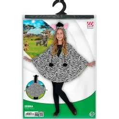 Duizelingwekkende Strepen Poncho Zebra Kind Kind -Dans & Entertainment Verkoop wdm 2021 481p 5 2