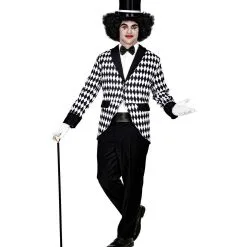 Eenzame Mime Clown Zwart Wit Man -Dans & Entertainment Verkoop wdm 2021 4831 4 3