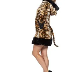 Zachte Bruine Bengaalse Tijger Jurk Vrouw -Dans & Entertainment Verkoop wlb2019 4683 2 13